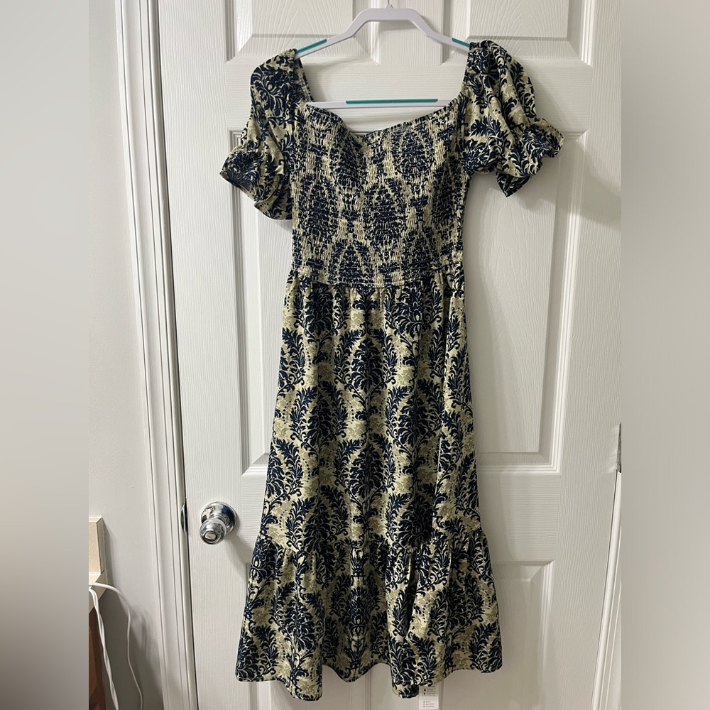 Cupshe off the shoulder bohemian dress